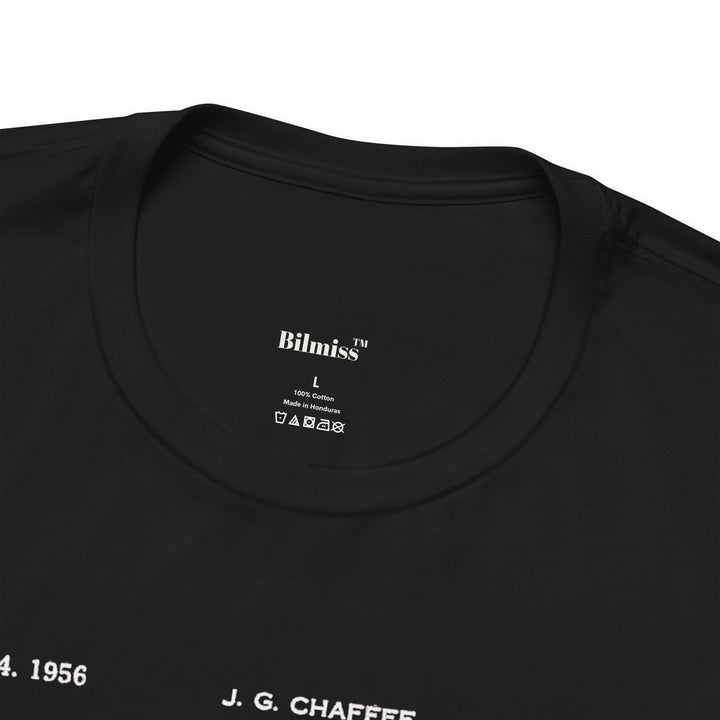 Personalized Ham Radio Antenna Blueprint T-Shirt | Custom Callsign Vintage Engineering Tee