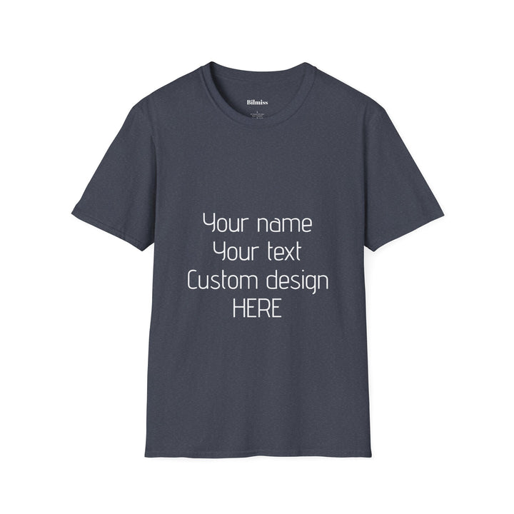 Custom Unisex T-Shirt - Personalized Shirt for Men & Women | Add Your Own Text, Logo or Photo | Gift Tee
