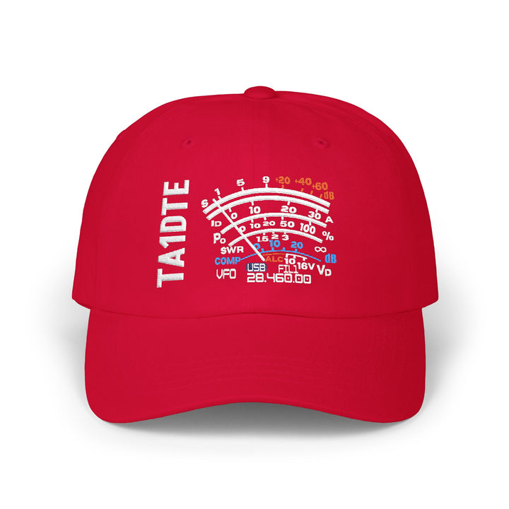 Personalized Ham Radio Hat – Callsign &amp; SW Meter Cap