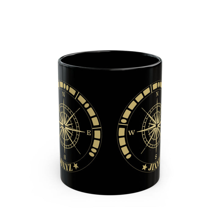 Personalized Morse Code Compass Ham Radio Mug | Custom Callsign Coffee Mug