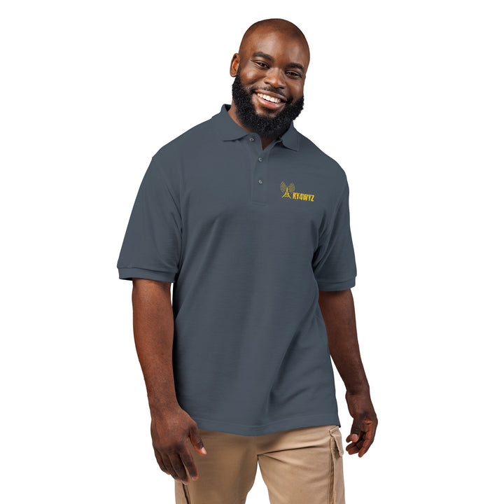 Personalized Ham Radio Polo Shirt with Custom Embroidered Callsign