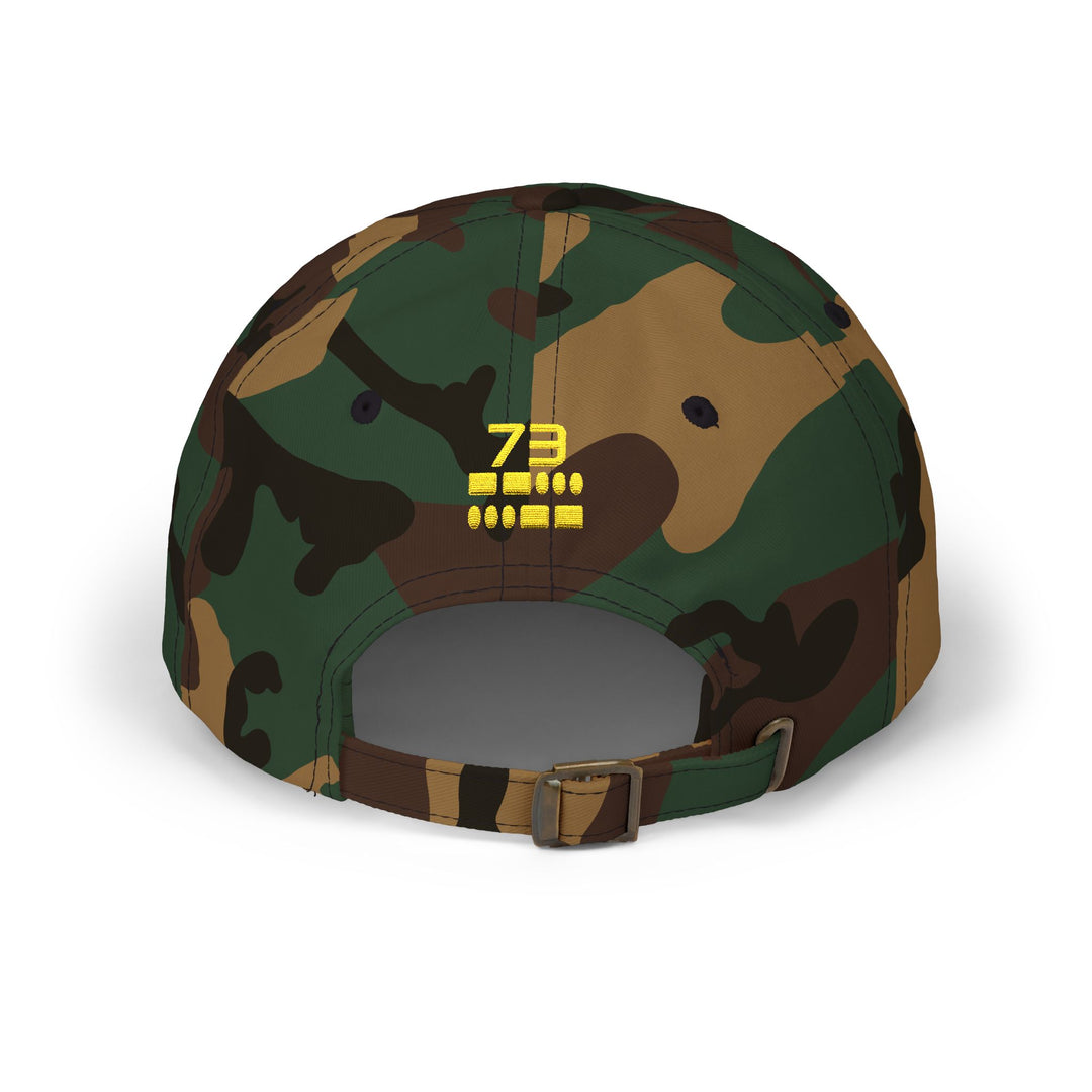 Personalized Morse Code Ham Radio Dad Hat with Custom Callsign