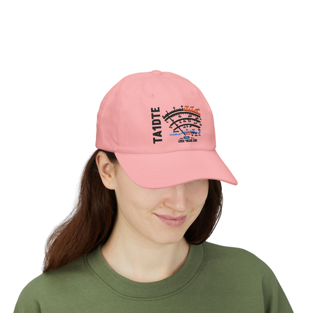 Personalized Ham Radio SW Meter Dad Hat | Custom Embroidered Callsign Cap