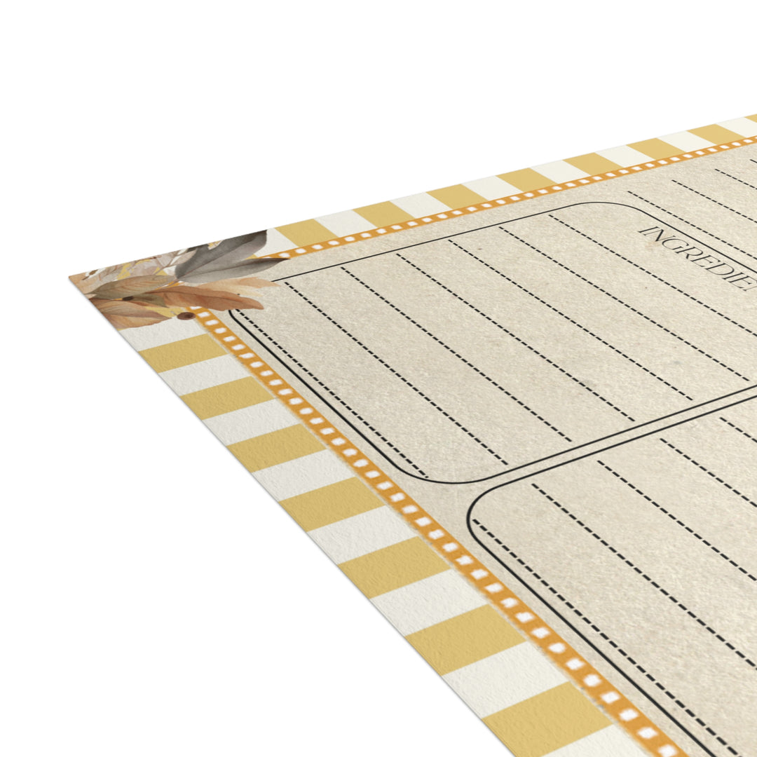 Bilmiss Recipe Cards - Double-Sided Cooking Cards - Mother's Day Gift