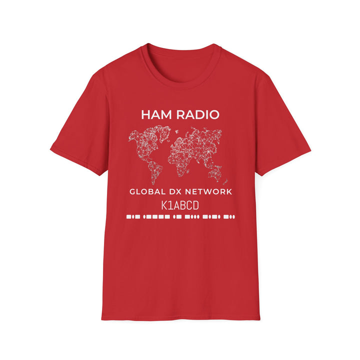 Global DX Network Morse Code Callsign Ham Radio T-Shirt