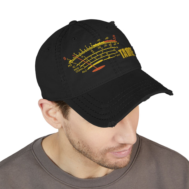 Personalized SWR Meter Distressed Hat with Custom Callsign