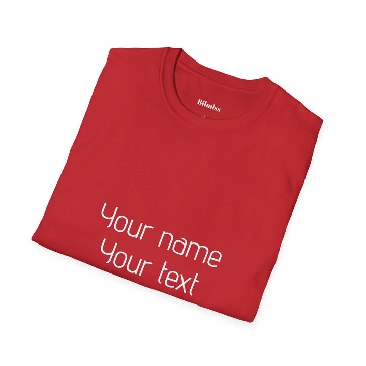 Custom Unisex T-Shirt - Personalized Shirt for Men & Women | Add Your Own Text, Logo or Photo | Gift Tee