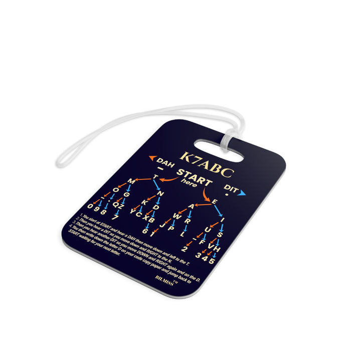 Morse Code &amp; NATO Phonetic Alphabet Reference Tag