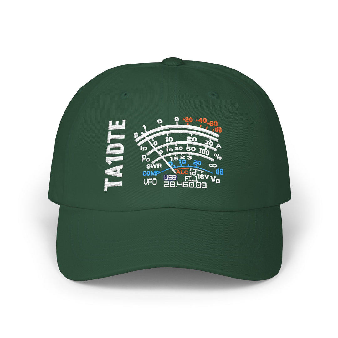 Personalized Ham Radio Hat – Callsign &amp; SW Meter Cap