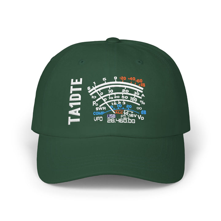 Personalized Ham Radio Hat – Callsign &amp; SW Meter Cap