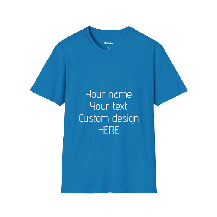 Custom Unisex T-Shirt - Personalized Shirt for Men & Women | Add Your Own Text, Logo or Photo | Gift Tee