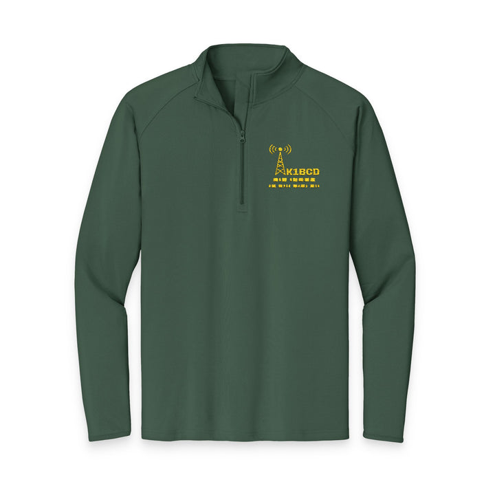 Personalized Ham Radio Callsign Quarter-Zip Pullover