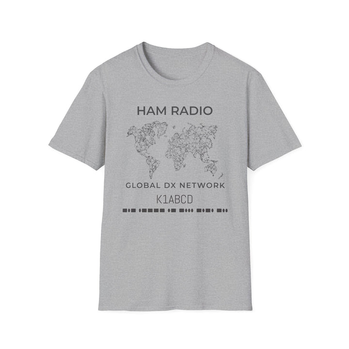 Global DX Network Morse Code Callsign Ham Radio T-Shirt