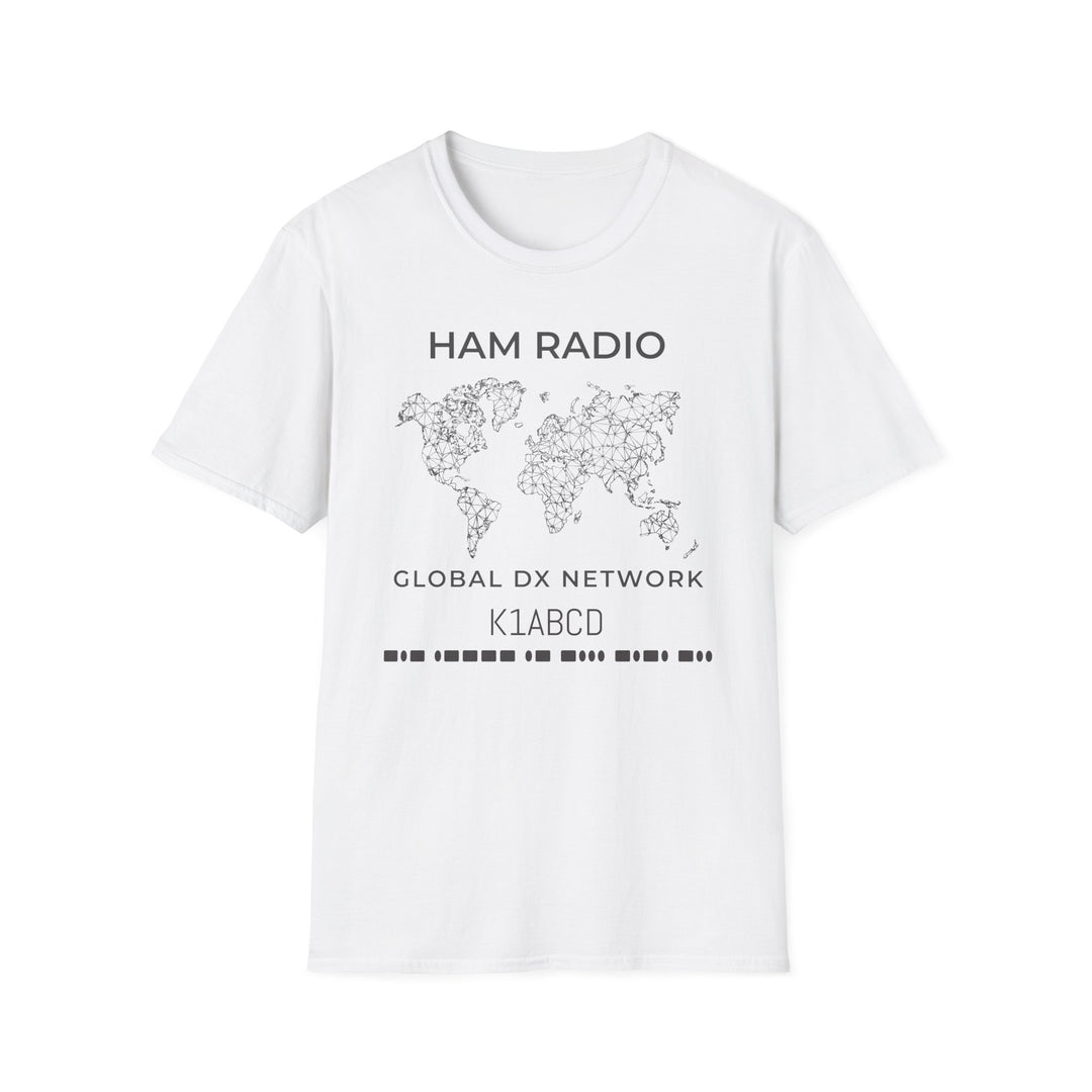 Global DX Network Morse Code Callsign Ham Radio T-Shirt