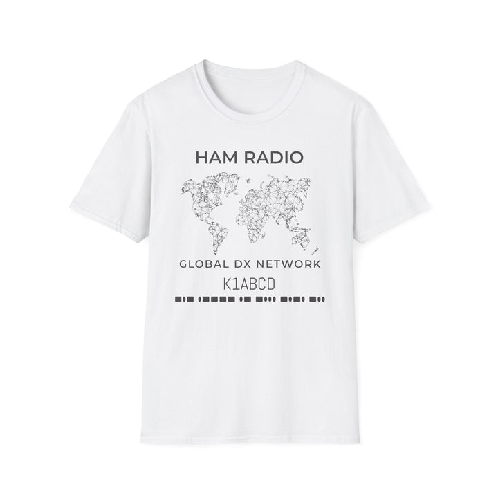 Global DX Network Morse Code Callsign Ham Radio T-Shirt