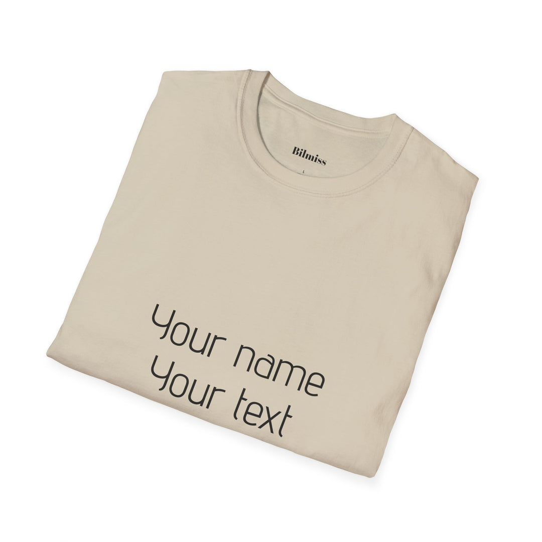 Custom Unisex T-Shirt - Personalized Shirt for Men & Women | Add Your Own Text, Logo or Photo | Gift Tee
