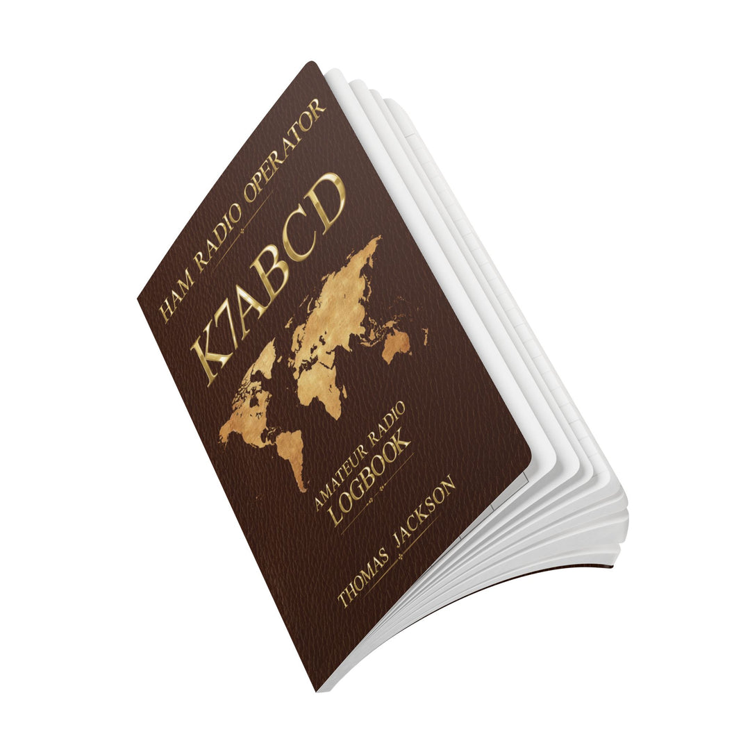 Personalized Ham Radio Logbook | Custom Callsign QSO Journal