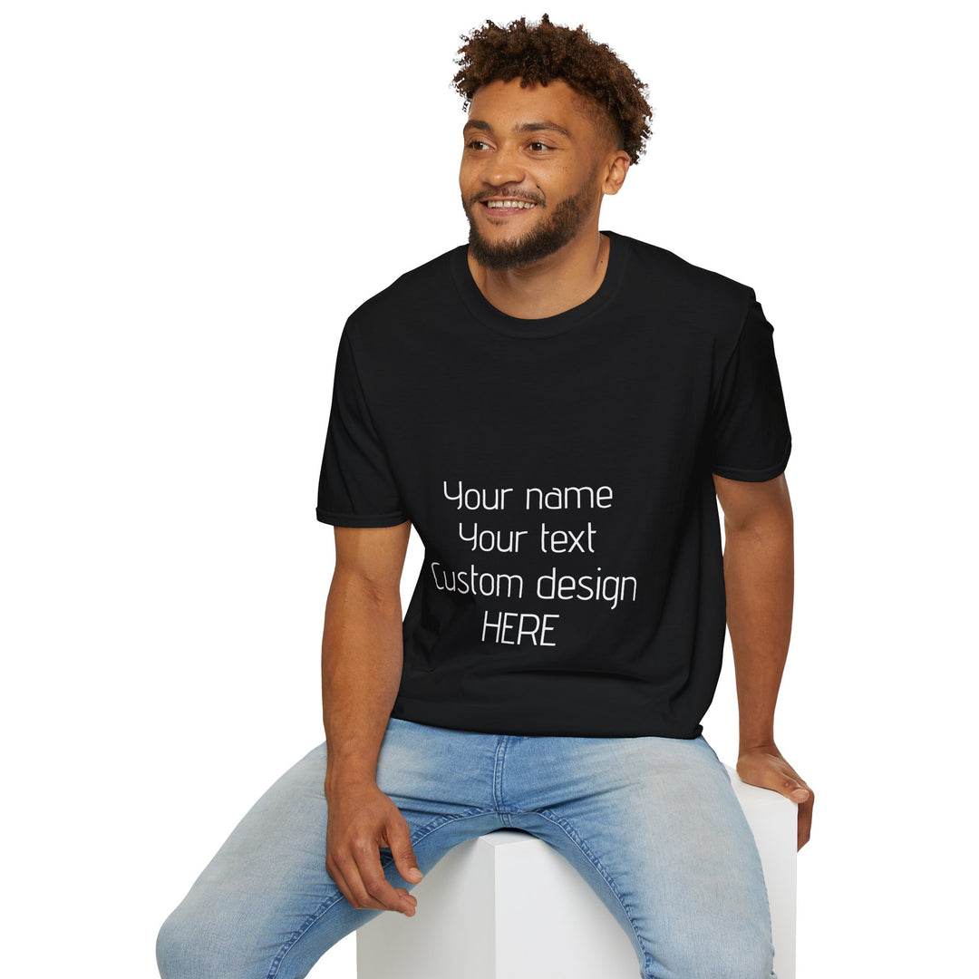 Custom Unisex T-Shirt - Personalized Shirt for Men & Women | Add Your Own Text, Logo or Photo | Gift Tee