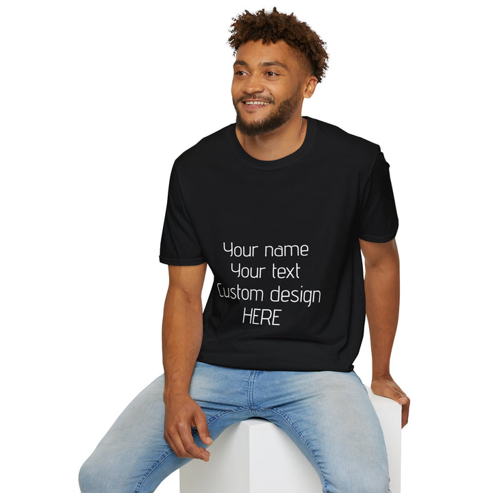 Custom Unisex T-Shirt - Personalized Shirt for Men & Women | Add Your Own Text, Logo or Photo | Gift Tee