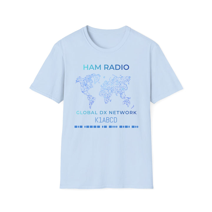 Global DX Network Morse Code Callsign Ham Radio T-Shirt