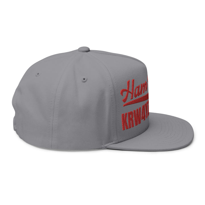 Personalized Ham Radio Flat Bill Cap – Custom Callsign
