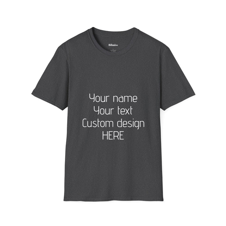 Custom Unisex T-Shirt - Personalized Shirt for Men & Women | Add Your Own Text, Logo or Photo | Gift Tee