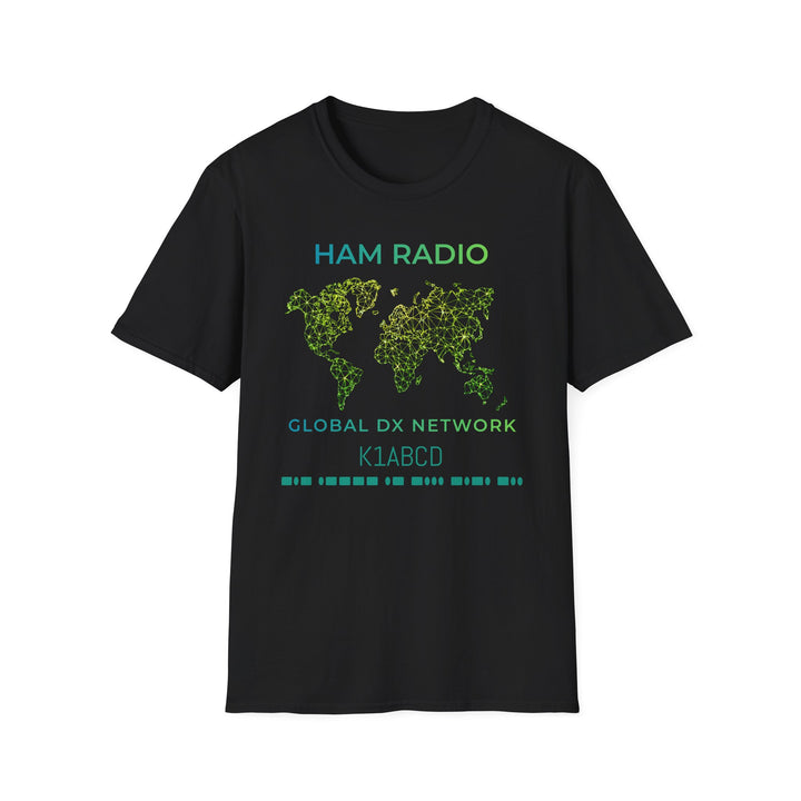 Global DX Network Morse Code Callsign Ham Radio T-Shirt
