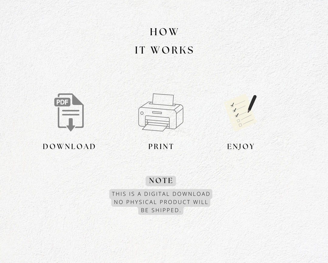 Printable Daily Planner Template PDF| Simple, Minimalist Planner | Daily Schedule | Printable To Do List | A4, A5, Letter and Half Letter