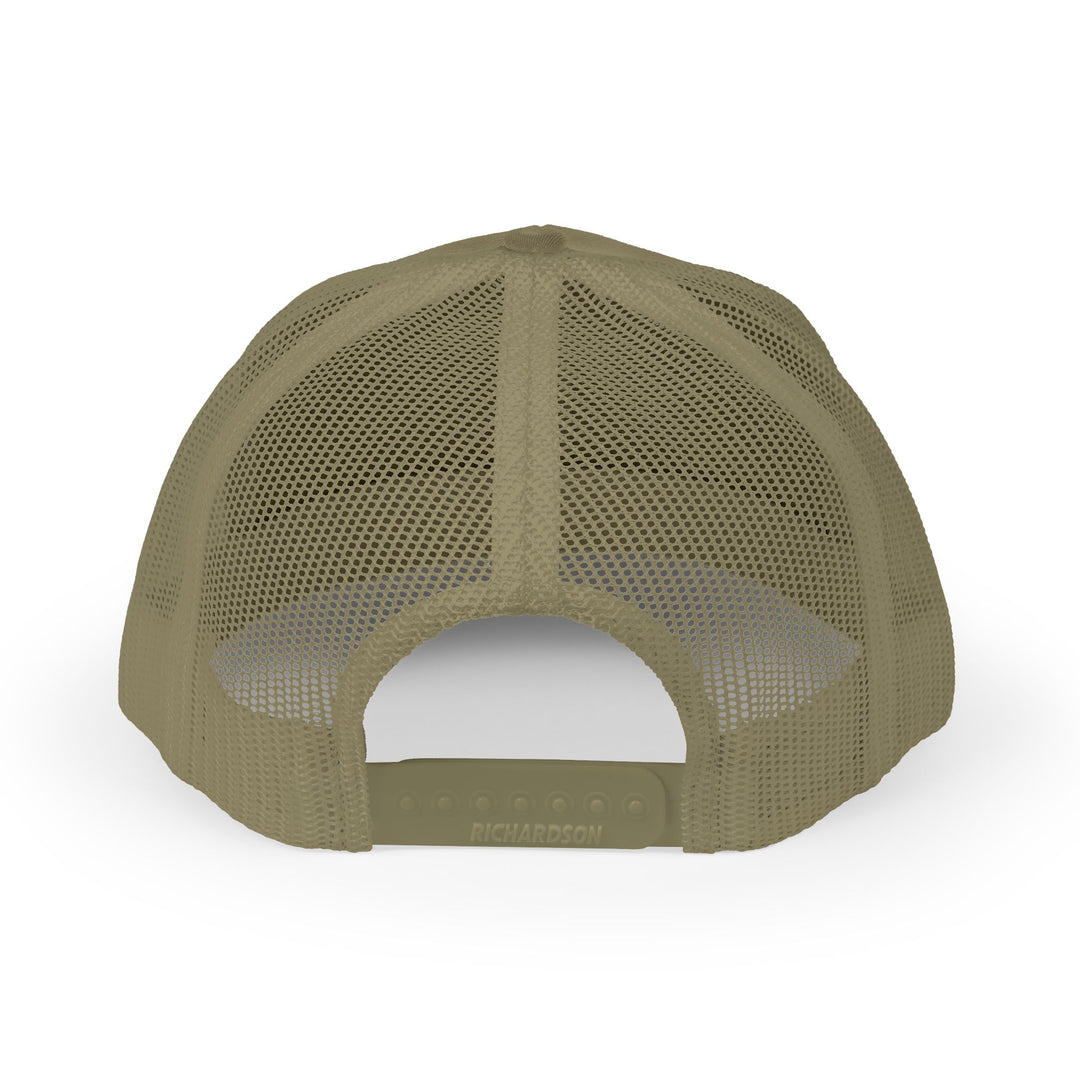 Premium Richardson 112 Ham Radio Trucker Hat with Personalized Callsign &amp; Morse Code Embroidery