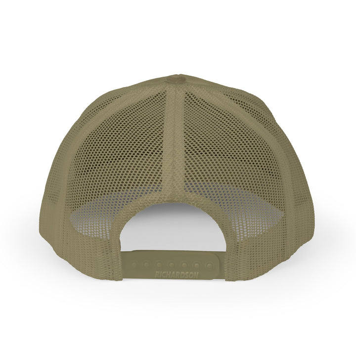 Premium Richardson 112 Ham Radio Trucker Hat with Personalized Callsign &amp; Morse Code Embroidery