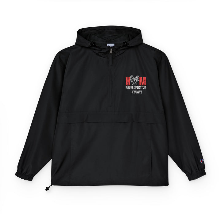 Personalized Ham Radio Champion® Packable Anorak with Custom Callsign Embroidery