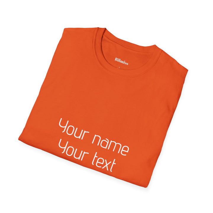 Custom Unisex T-Shirt - Personalized Shirt for Men & Women | Add Your Own Text, Logo or Photo | Gift Tee