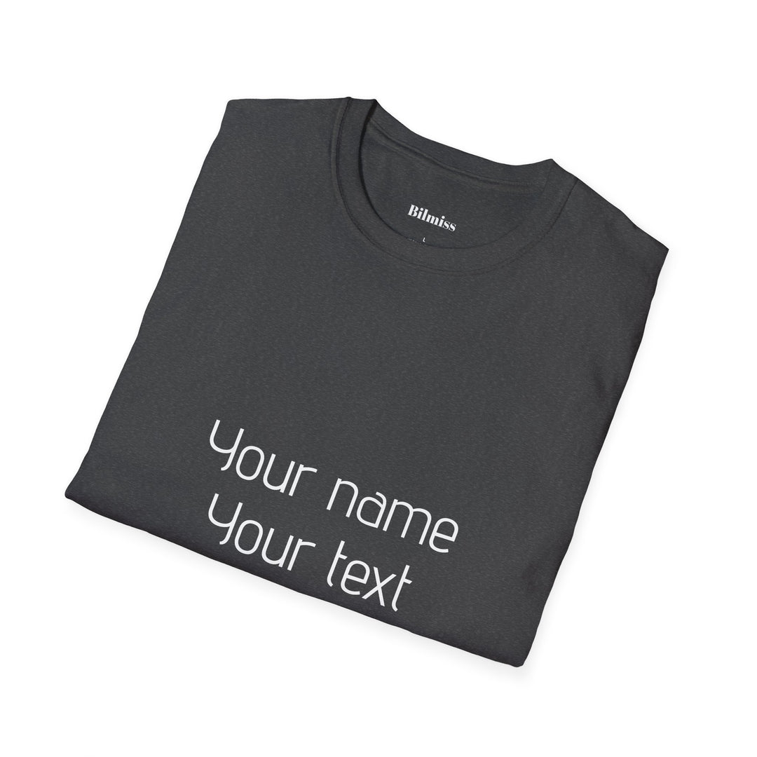 Custom Unisex T-Shirt - Personalized Shirt for Men & Women | Add Your Own Text, Logo or Photo | Gift Tee