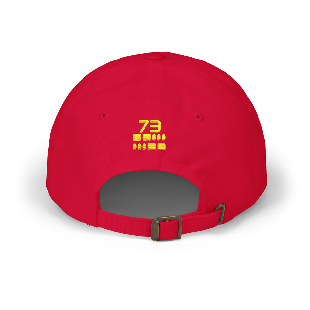 Personalized Morse Code Ham Radio Dad Hat with Custom Callsign