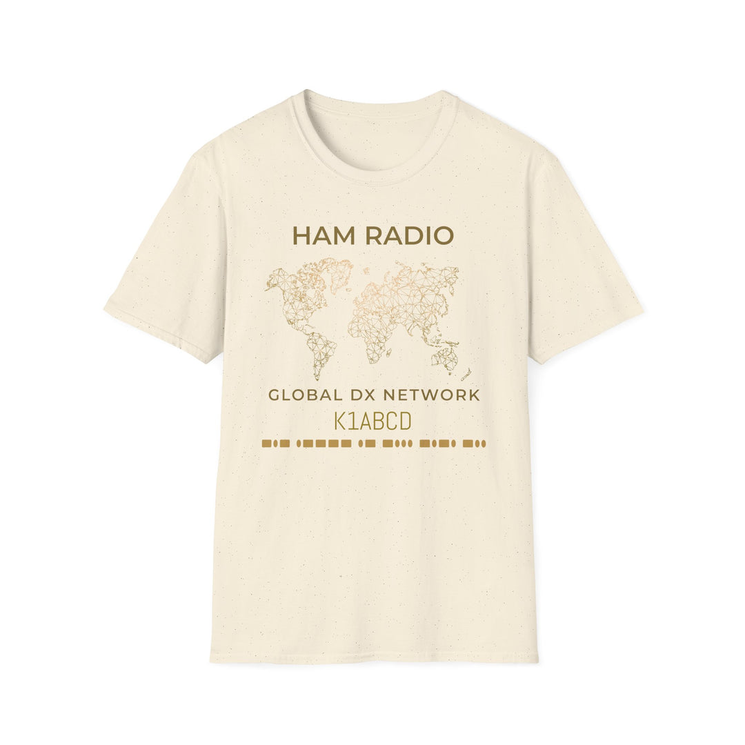Global DX Network Morse Code Callsign Ham Radio T-Shirt