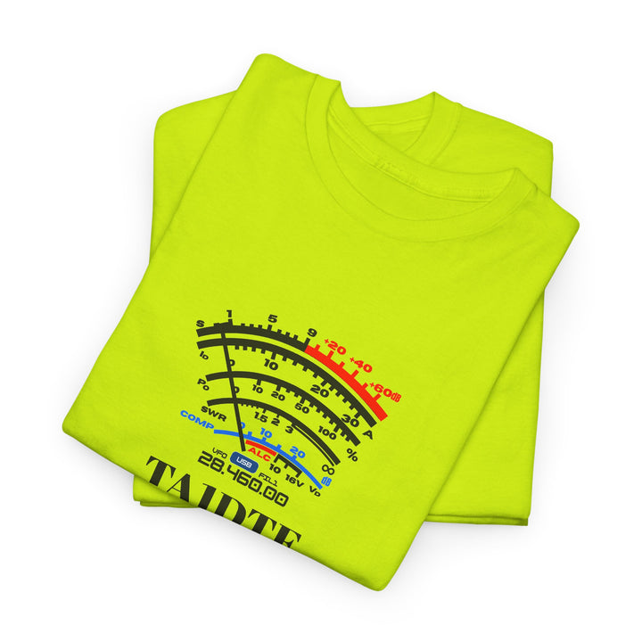 High-Visibility Personalized SW Meter Ham Radio T-Shirt with Custom Callsign