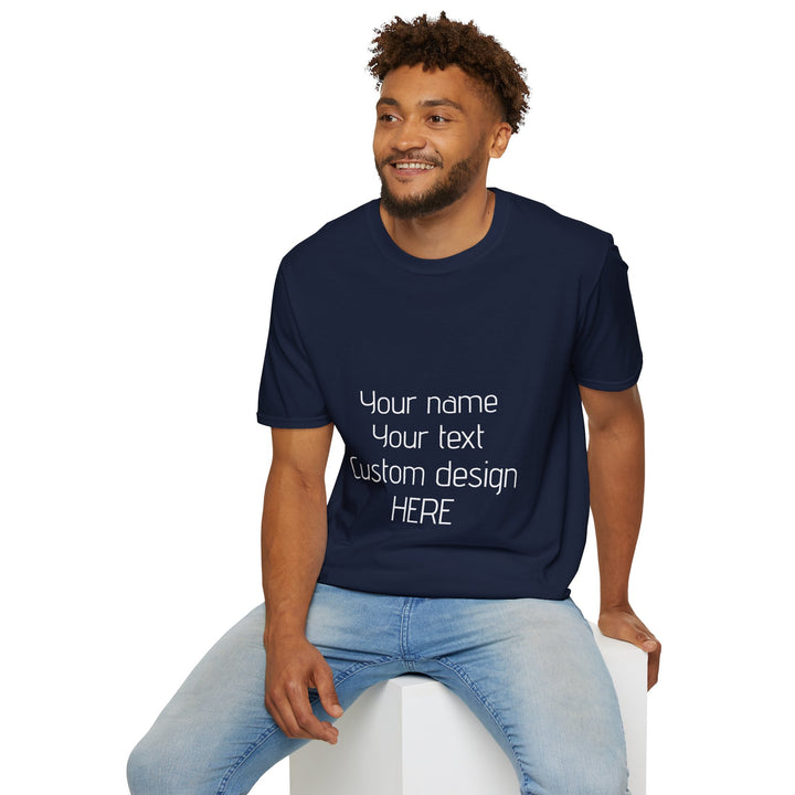 Custom Unisex T-Shirt - Personalized Shirt for Men & Women | Add Your Own Text, Logo or Photo | Gift Tee