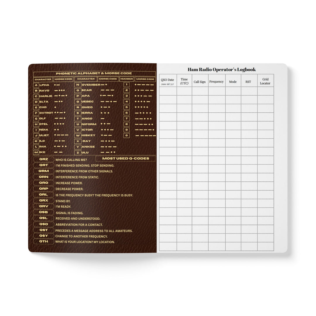 Personalized Ham Radio Logbook | Custom Callsign QSO Journal