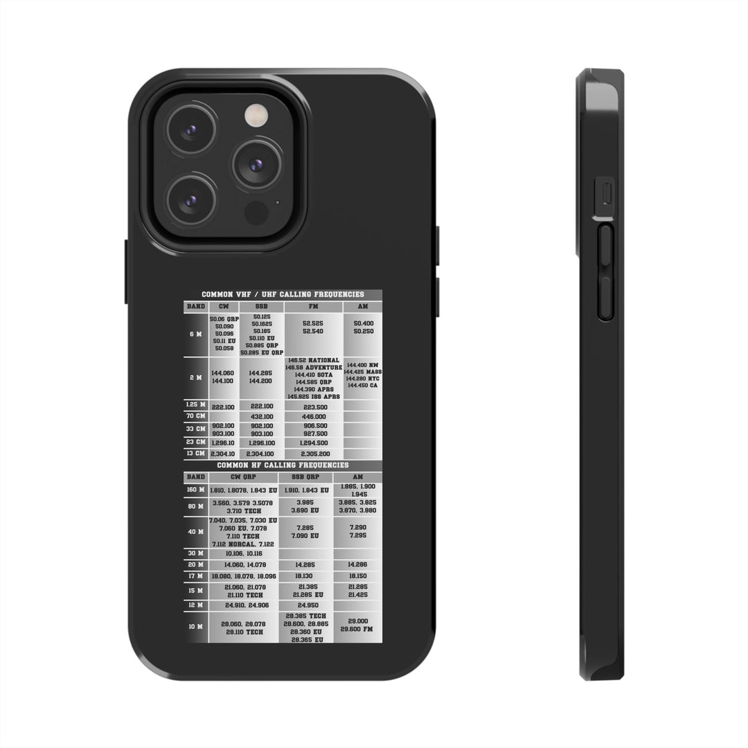 Ham Radio Phone Case - Calling Frequencies - Phone Cover