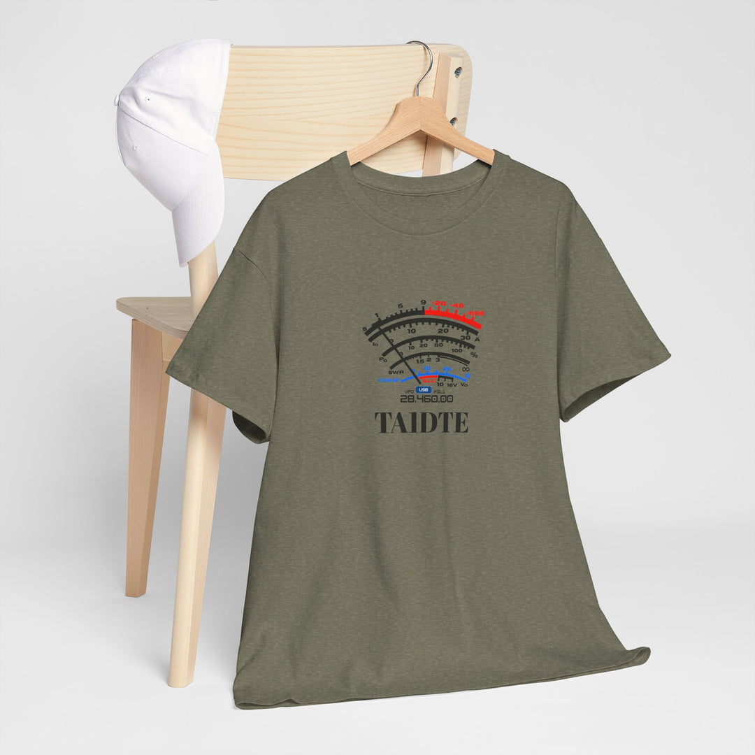 High-Visibility Personalized SW Meter Ham Radio T-Shirt with Custom Callsign