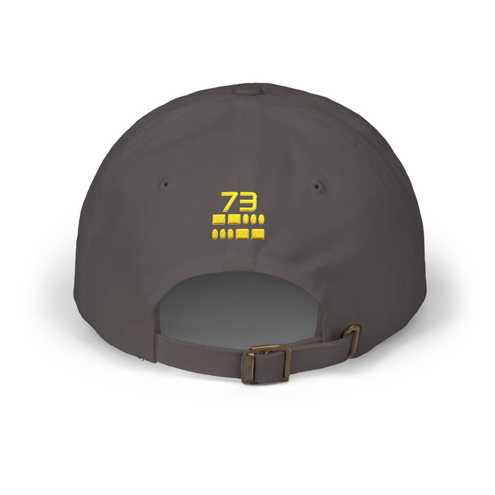 Personalized Morse Code Ham Radio Dad Hat with Custom Callsign