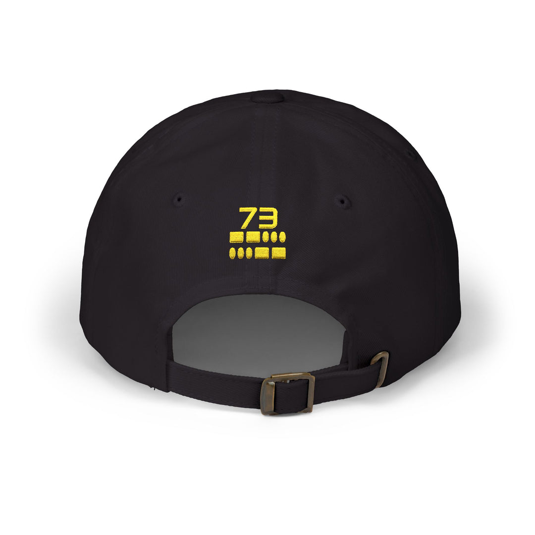 Personalized Morse Code Ham Radio Dad Hat with Custom Callsign