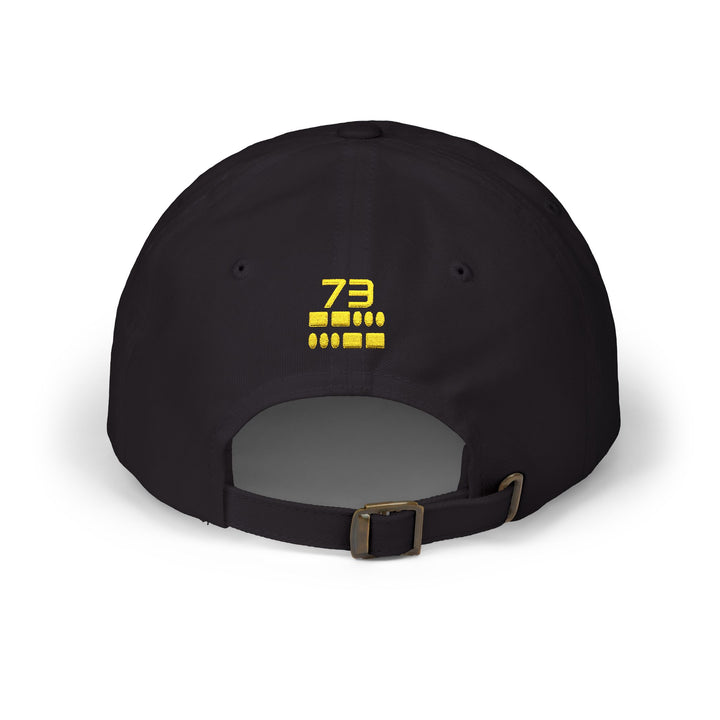 Personalized Morse Code Ham Radio Dad Hat with Custom Callsign