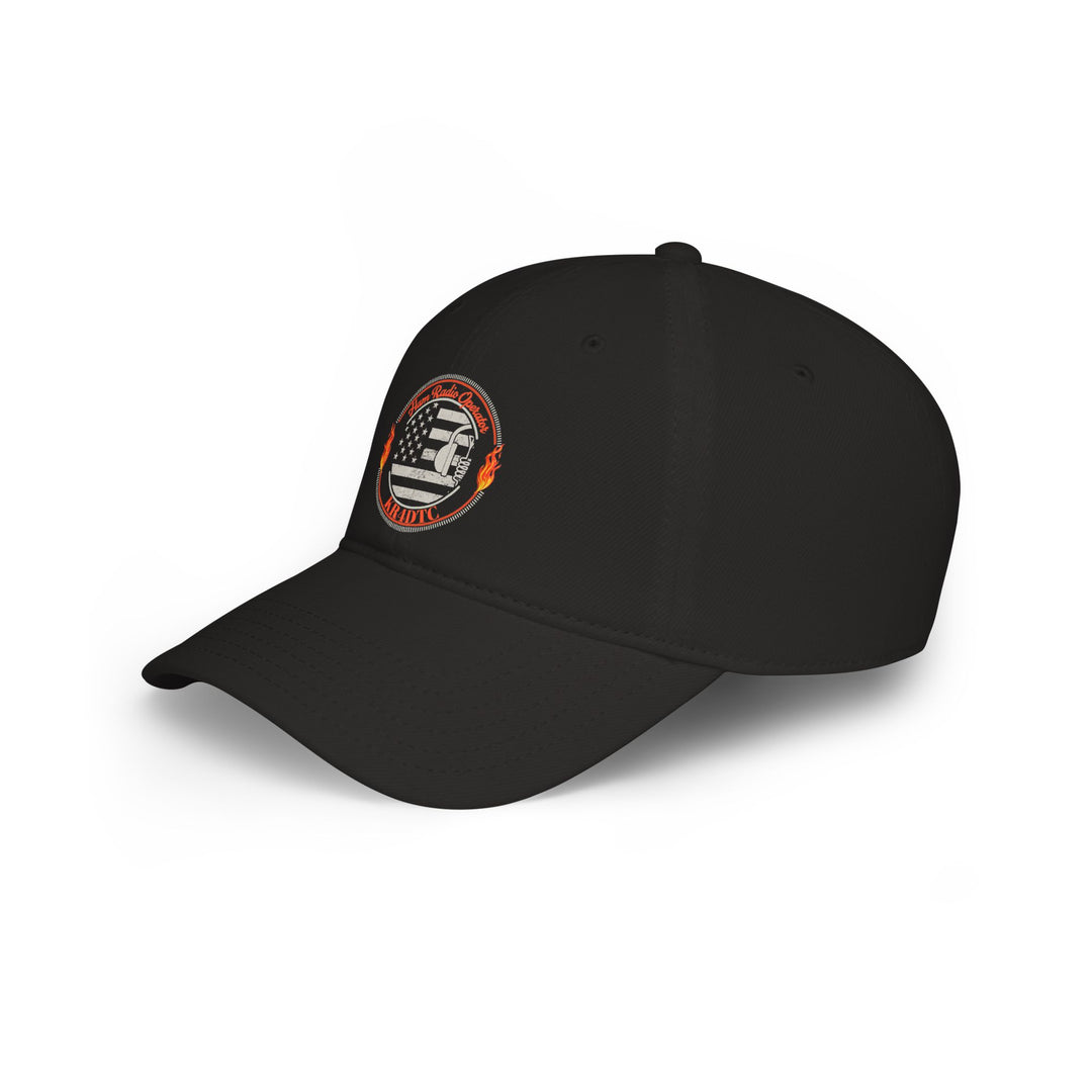 Personalized American Flag Ham Radio Baseball Cap with Custom Callsign