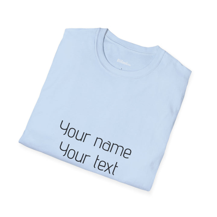 Custom Unisex T-Shirt - Personalized Shirt for Men & Women | Add Your Own Text, Logo or Photo | Gift Tee