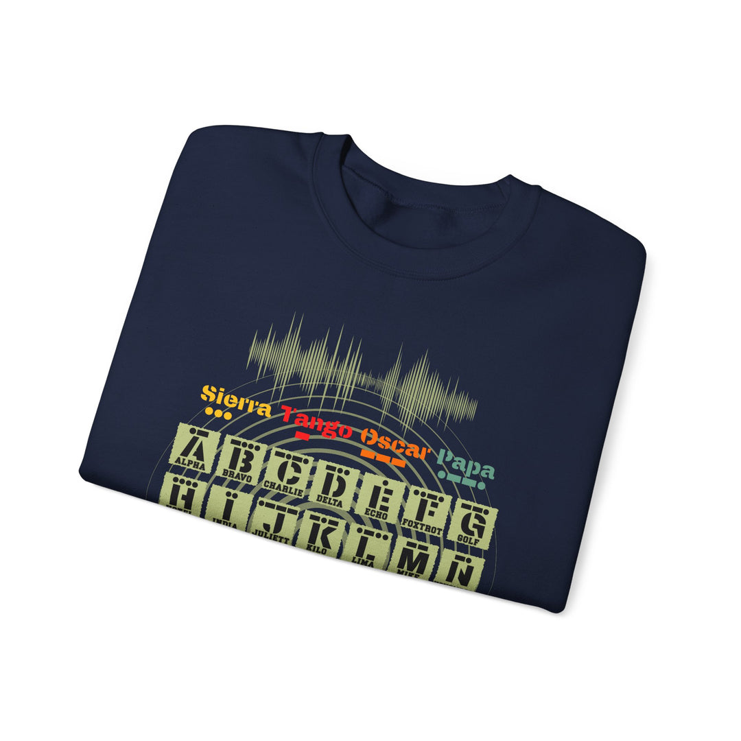 Personalized Ham Radio Callsign Sweatshirt – Morse Code