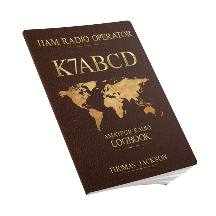 Personalized Ham Radio Logbook | Custom Callsign QSO Journal