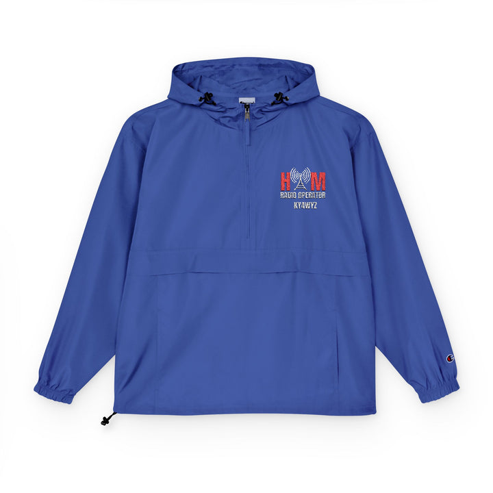 Personalized Ham Radio Champion® Packable Anorak with Custom Callsign Embroidery