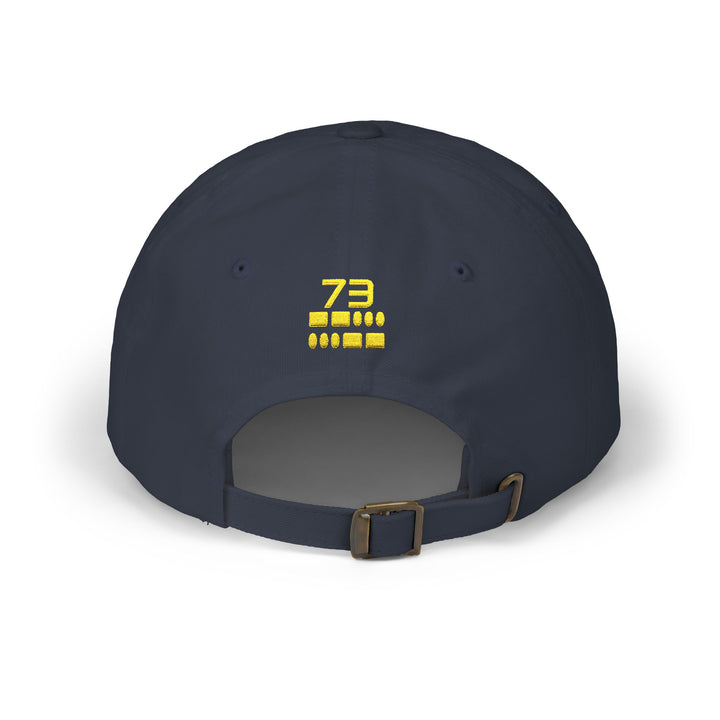 Personalized Morse Code Ham Radio Dad Hat with Custom Callsign