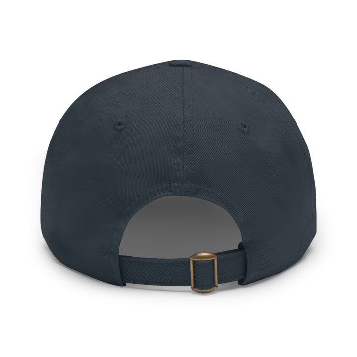 Personalized Ham Radio Leather Patch Hat – Custom Callsign Dad Cap